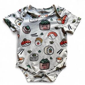 !Kids 3/$10 bundle! Sushi Print Bodysuit Onesie 3-6m
!